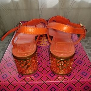 Tory Burch orange Sandals size 7.5